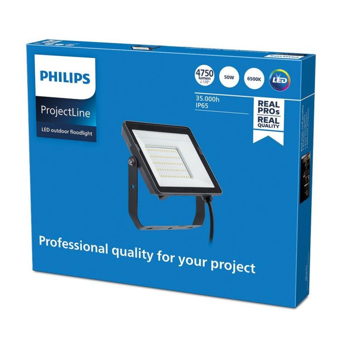 Philips Proyector 50W 4750lm 6500K IP65 911401864484 Philips Proyector 50W 4750lm 6500K IP65 911401864484
