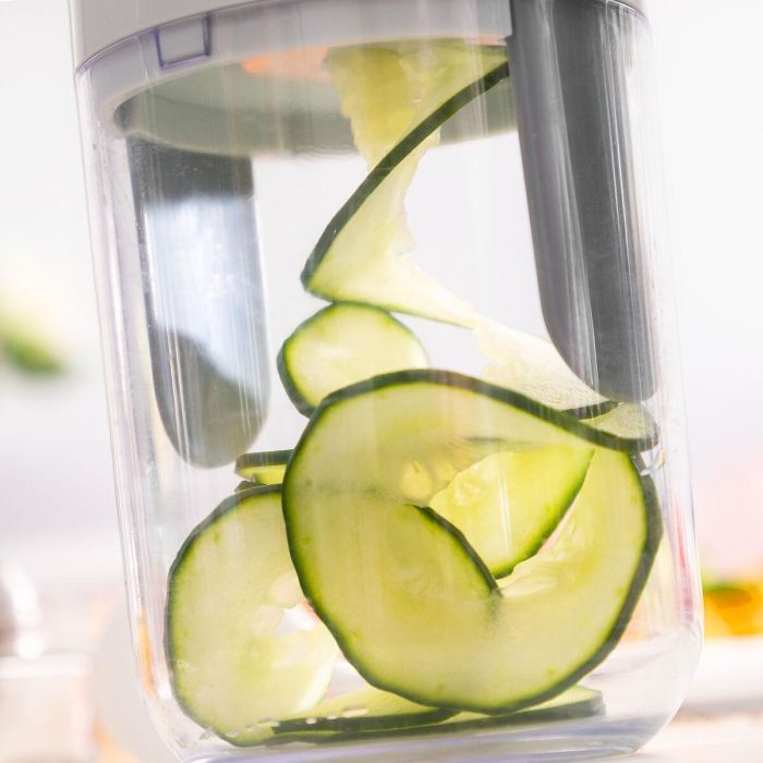 Cortador de Verduras en Espiral y Rallador con Recetas Vigizer InnovaGoods 12 Cortador de Verduras en Espiral y Rallador con Recetas Vigizer InnovaGoods 12