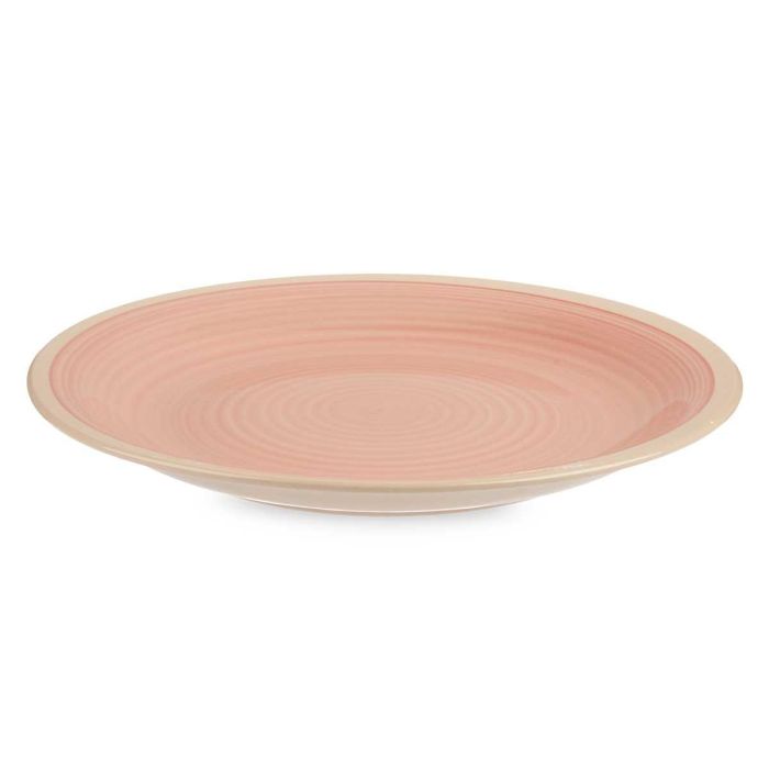 Plato Llano Grande Gres Rosa Borde 26.5 cm Vessia (24 Unidades) 1 Plato Llano Grande Gres Rosa Borde 26.5 cm Vessia (24 Unidades) 1