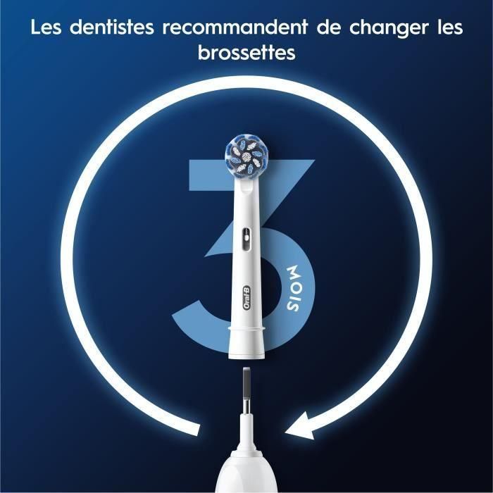 Cabezal de cepillo ORAL-B - 80731331 - para cepillo de dientes eléctrico 3 Cabezal de cepillo ORAL-B - 80731331 - para cepillo de dientes eléctrico 3