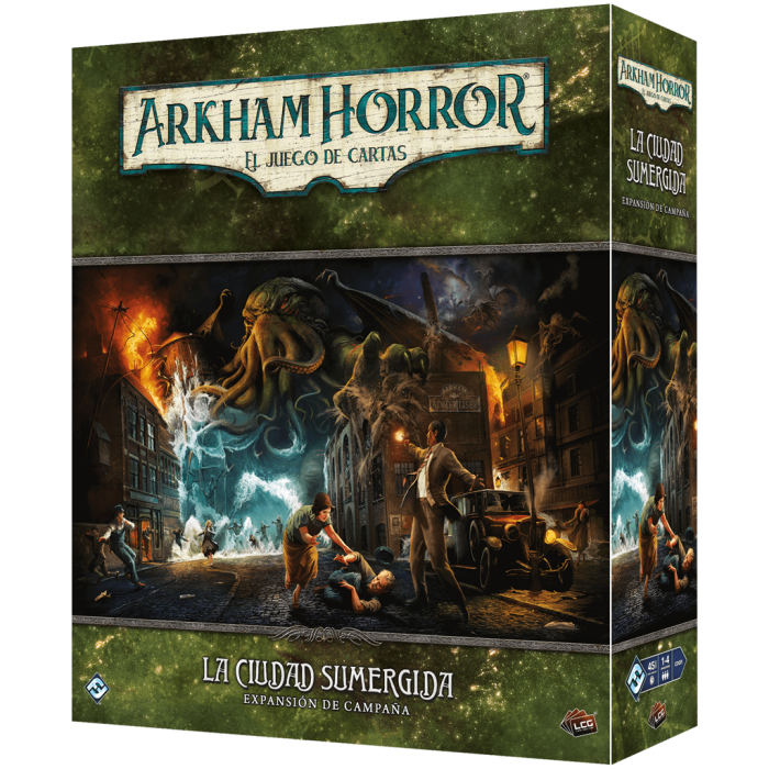 Arkham Horror LCG: La ciudad sumergida expansión campaña