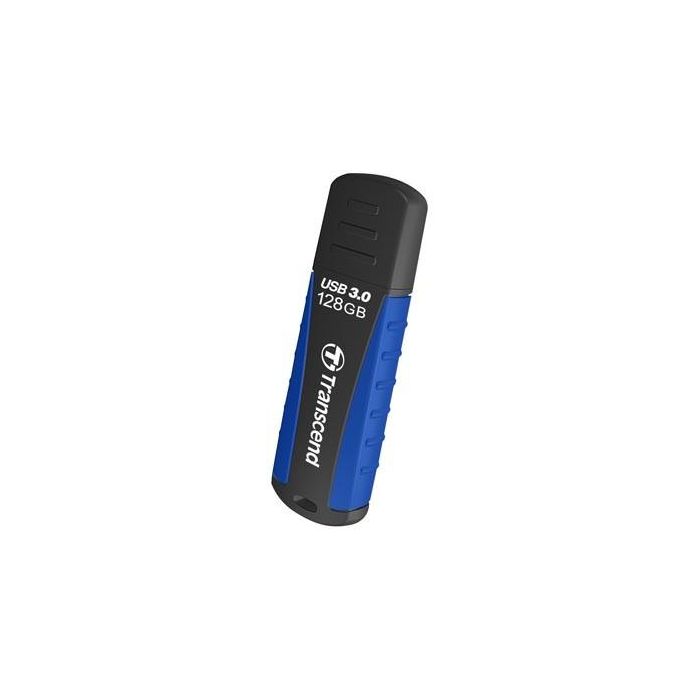 Transcend JetFlash 810 USB 3.1 Gen 1 - Memoria USB 128GB, Velocidad de lectura 90MB/s, Escritura 40MB/s, Negro/Azul