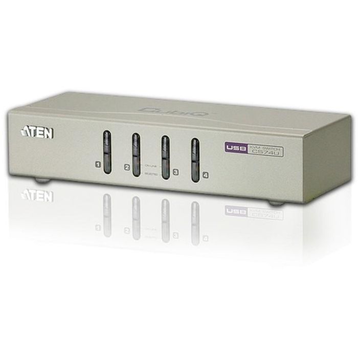 ATEN CS74U 4 Port USB-KVM-Switch Audio 0 ATEN CS74U 4 Port USB-KVM-Switch Audio 0
