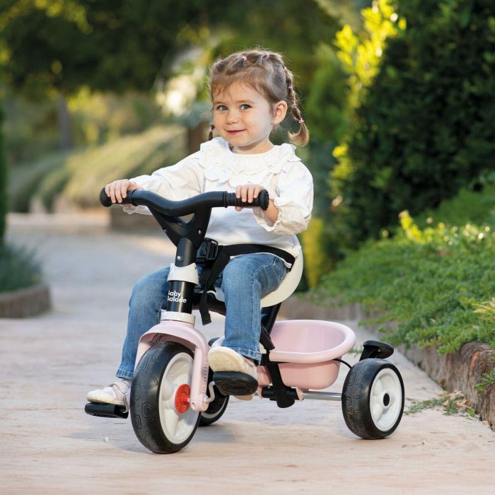 Smoby SMO7600741404 Triciclo de Paseo para Bebés Rosa 3 Smoby SMO7600741404 Triciclo de Paseo para Bebés Rosa 3