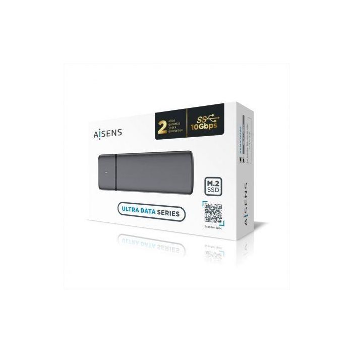 Aisens Caja Externa M.2 NGFF para SSD M.2 SATA/NVME a USB 3.1 Gen 2, Gris - Aluminio, Compatible con 2230/2242/2260/2280 3 Aisens Caja Externa M.2 NGFF para SSD M.2 SATA/NVME a USB 3.1 Gen 2, Gris - Aluminio, Compatible con 2230/2242/2260/2280 3