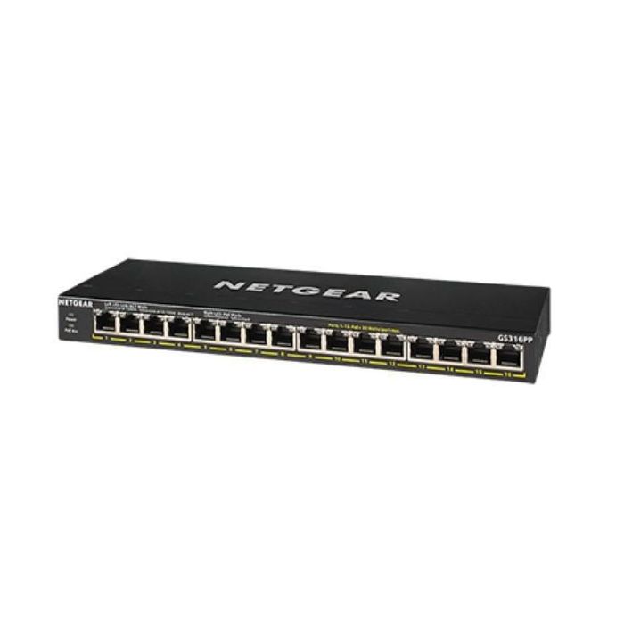 NETGEAR GS316PP RM Switch No administrado 16 Puertos Gigabit Ethernet PoE+ 30W por puerto 2