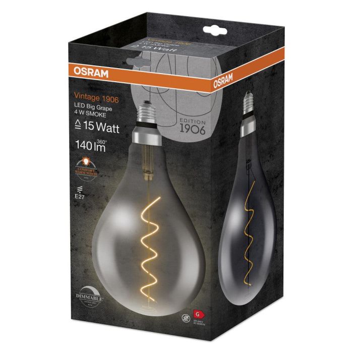 [LVE-4058075270022] Ledvance/Osram Bombilla LED "Classic" E27 4W 140Lm 1800K 340º IP20 Regulable 1