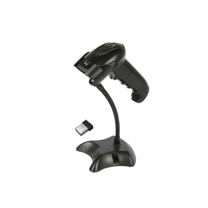 Ewent EW3431 Lector Códigos Barras Inalámbrico 1D 2D USB Plug & Play Multi-OS PC Mac Android iOS Resistente Golpes Agua Polvo