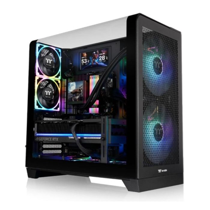 Thermaltake View 390 Air Midi Tower Negro para PC Juego ATX Micro-ATX Mini-ITX con Ventana Lateral 0 Thermaltake View 390 Air Midi Tower Negro para PC Juego ATX Micro-ATX Mini-ITX con Ventana Lateral 0