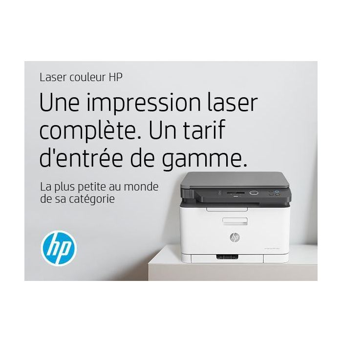 HP 178nw Impresora Multifunción Láser Color Wi-Fi, Compacta, Escanea, Copia, Imprime desde Móvil, Alta Calidad Color 12