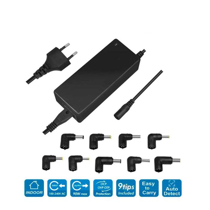 Alimentador universal portatil 90 W logilink Alimentador universal portatil 90 W logilink