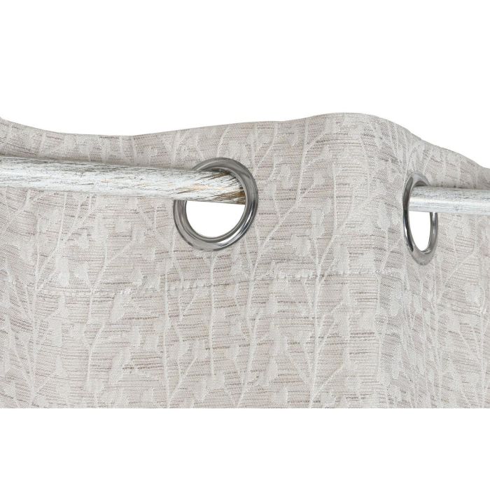 Cortina Tradicional DKD Home Decor Beige 260 x 260 x 140 cm 3