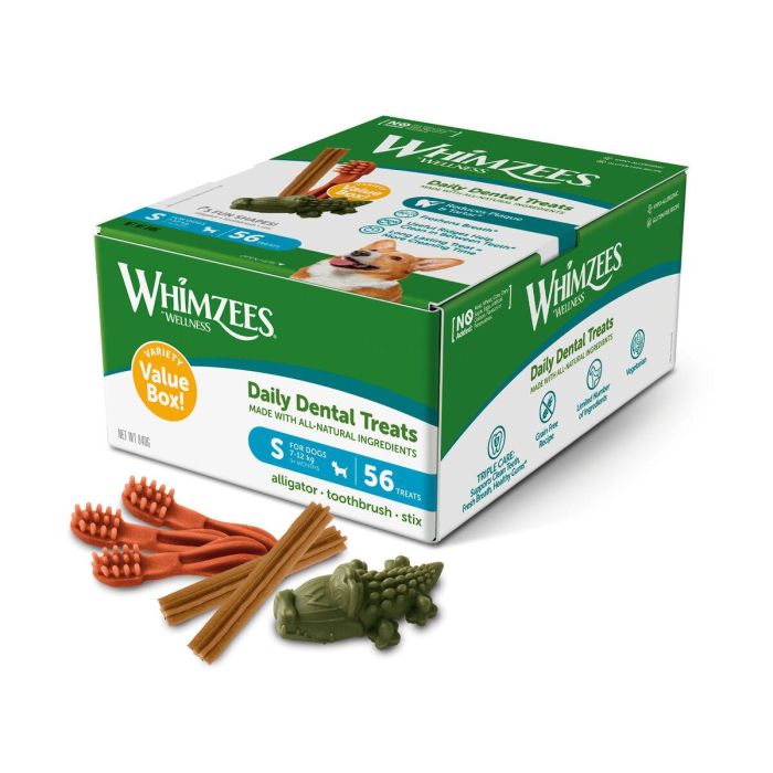 Whimzees Variety Value Box S - Snacks para perros, 56 unidades 2