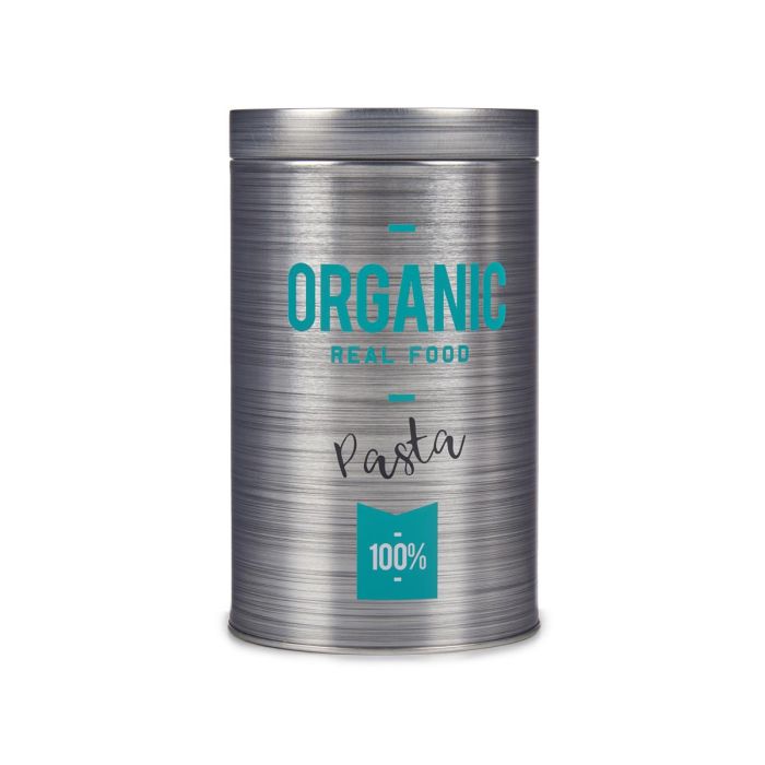Bote Hojalata Redondo Organic Pasta Kinvara 10.4x18.2x10.4 cm Gris (24 Unidades) 1 Bote Hojalata Redondo Organic Pasta Kinvara 10.4x18.2x10.4 cm Gris (24 Unidades) 1