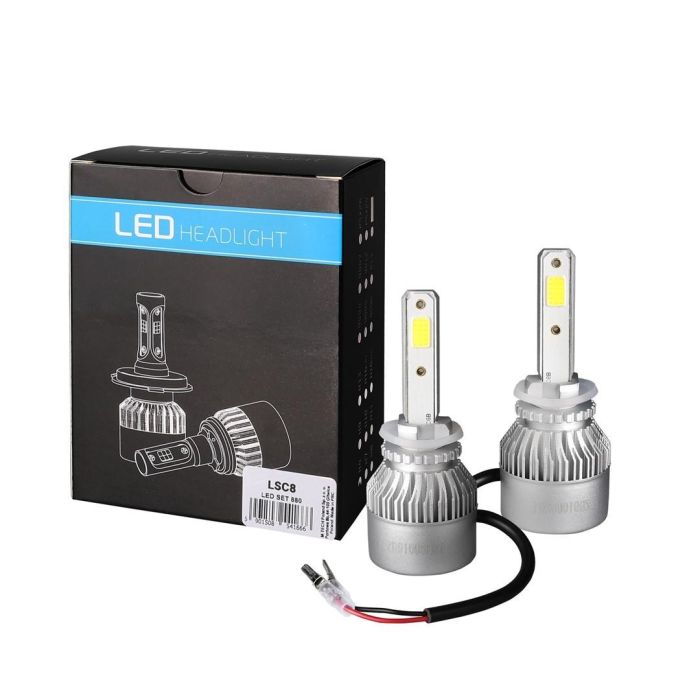 M-Tech Kit LED 880- H27 LSC ECONO, COB Epistar, 80W, 10000lm, 6500K, Aleación de Aluminio 0 M-Tech Kit LED 880- H27 LSC ECONO, COB Epistar, 80W, 10000lm, 6500K, Aleación de Aluminio 0