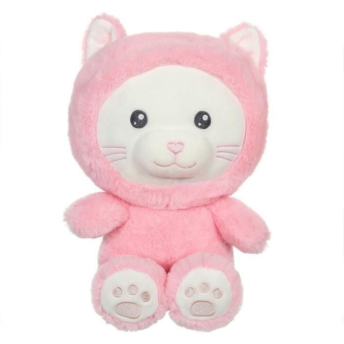 Peluche Gato Hoody Pets - GIPSY TOYS - Rosa, 24 cm Peluche Gato Hoody Pets - GIPSY TOYS - Rosa, 24 cm