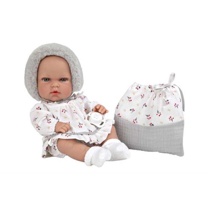 Muñeca elegance 30 cm natal gris c/bolsa multiusos (cuerpo vinyl, sexo niña) 1 Muñeca elegance 30 cm natal gris c/bolsa multiusos (cuerpo vinyl, sexo niña) 1
