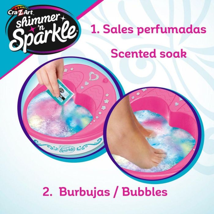 Shimmer N Sparkle Spa Pies 5 en 1 con Luz, Juguete para Niños 3+ Años 4 Shimmer N Sparkle Spa Pies 5 en 1 con Luz, Juguete para Niños 3+ Años 4