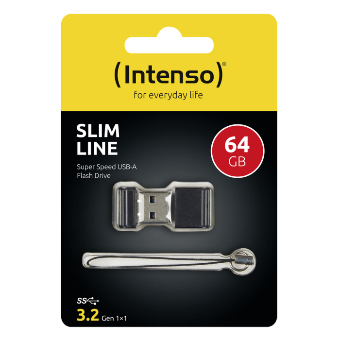 Intenso 3532490 Memoria USB Slim Line 64GB USB-A 3.2 Gen 1 hasta 100 MB/s Ultraligera Compacta 2 Intenso 3532490 Memoria USB Slim Line 64GB USB-A 3.2 Gen 1 hasta 100 MB/s Ultraligera Compacta 2