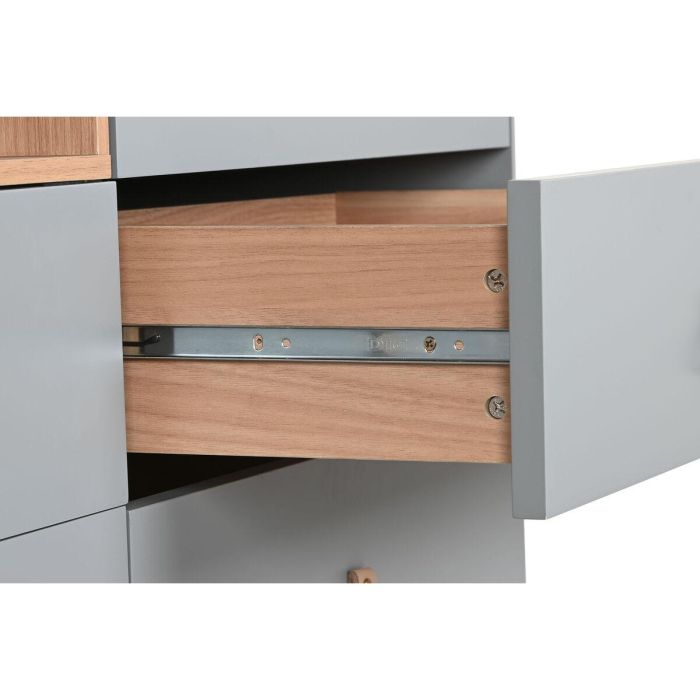 Cómoda Home ESPRIT Azul Gris Natural Polipropileno Madera MDF 120 x 40 x 75 cm 4 Cómoda Home ESPRIT Azul Gris Natural Polipropileno Madera MDF 120 x 40 x 75 cm 4