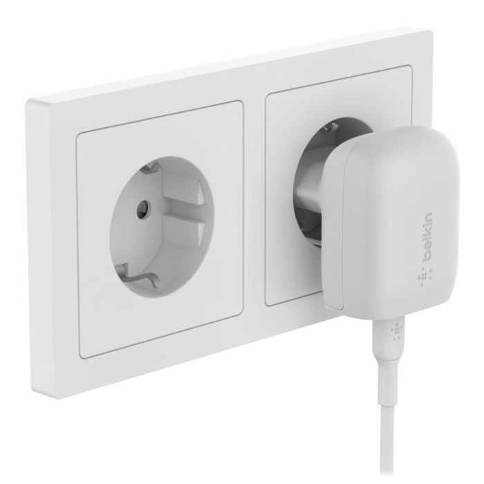Cargador de Pared Belkin WCA006VFWH Blanco 20 W 1 Cargador de Pared Belkin WCA006VFWH Blanco 20 W 1