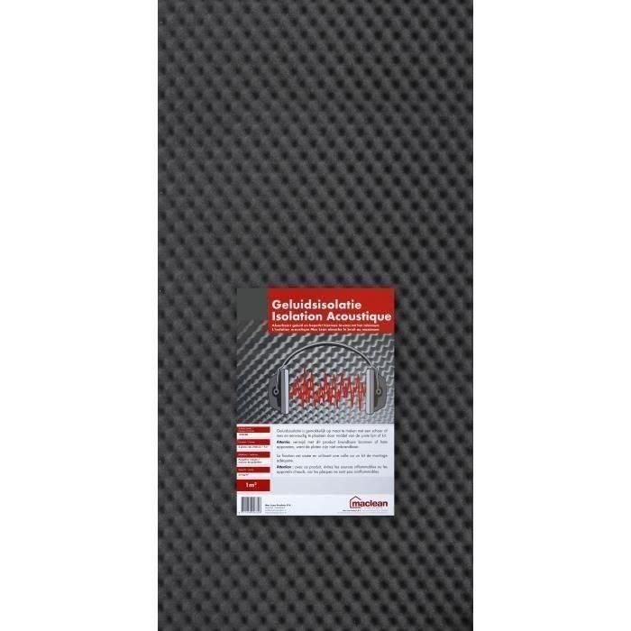 Conjunto de Paneles Aislantes - MACLEAN - 1000 x 500 x 25 mm - Acústicos 1 Conjunto de Paneles Aislantes - MACLEAN - 1000 x 500 x 25 mm - Acústicos 1