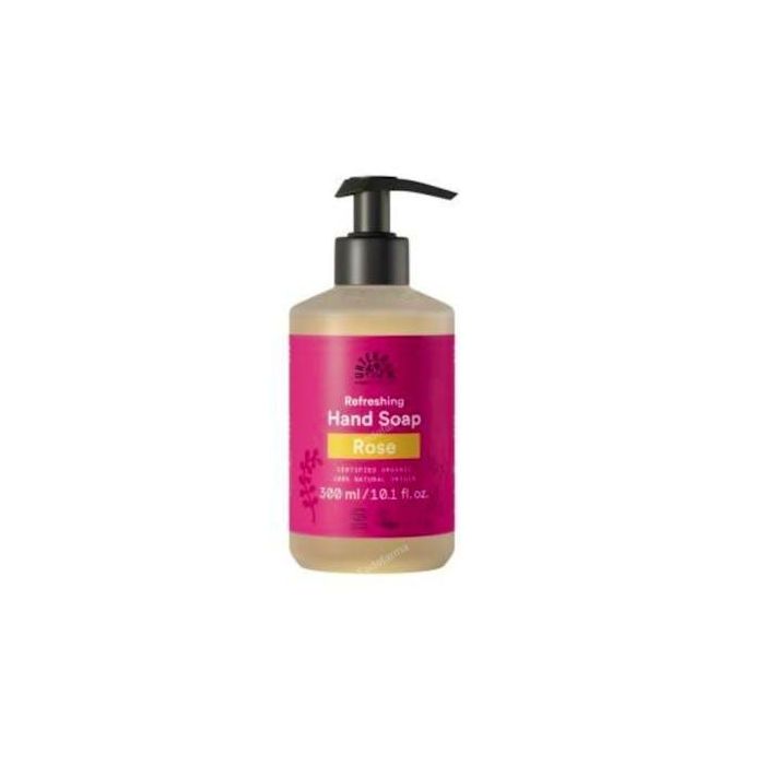 Urtekram Jabón de Manos Rosa Mosqueta Eco Vegan con Aloe Vera y Glicerina, 300ml