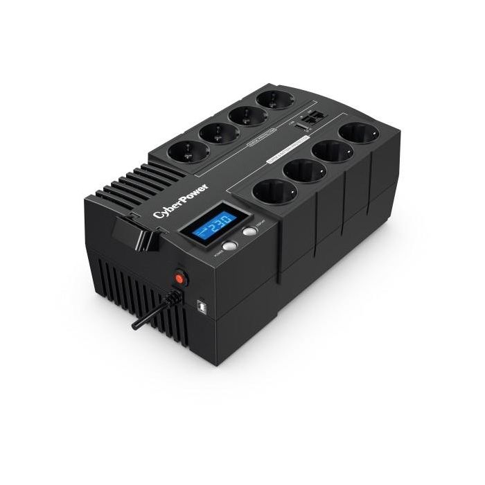 Cyberpower BR1200ELCD SAI Línea Interactiva 1200VA 720W, 8 Salidas Schuko, LCD, AVR, Protección Sobretensiones, USB, Formato Bloque 0 Cyberpower BR1200ELCD SAI Línea Interactiva 1200VA 720W, 8 Salidas Schuko, LCD, AVR, Protección Sobretensiones, USB, Formato Bloque 0
