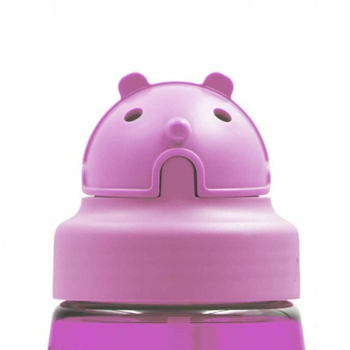 Botella de Agua Laken OBY Jumping Rosa (0,45 L) 3 Botella de Agua Laken OBY Jumping Rosa (0,45 L) 3