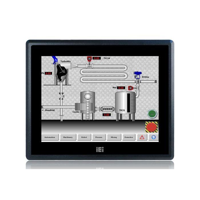 Moxa Monitor industrial DM-F 12" LCD táctil IP65 1 Moxa Monitor industrial DM-F 12" LCD táctil IP65 1