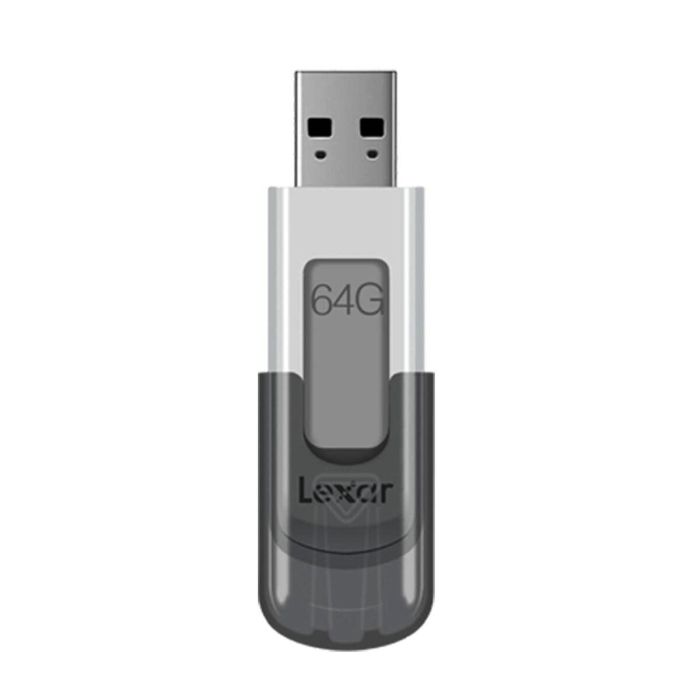 Memoria USB Lexar JumpDrive V100 Blanco Gris 64 GB 4 Memoria USB Lexar JumpDrive V100 Blanco Gris 64 GB 4