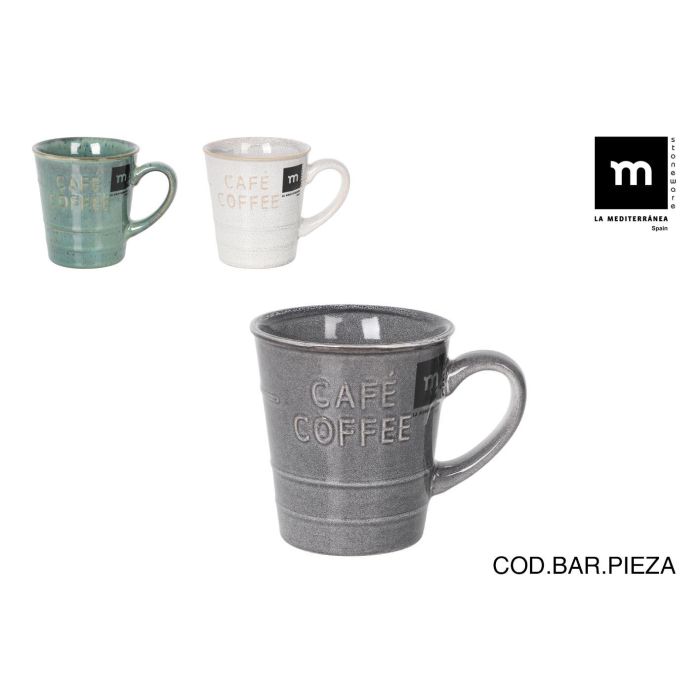 Inde Taza Café Cortado 200 cc - Ø 7,8 x 8,2 cm - Colección "Original Farm" - Vajilla de Cerámica (24 Unidades)