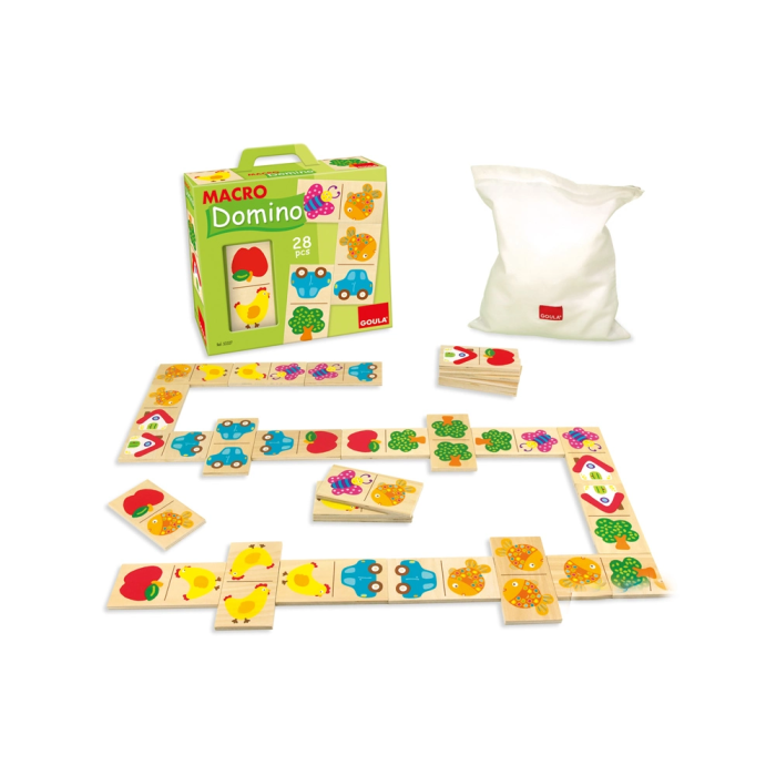 Goula 1110700206 Dominó Gigante con Imágenes para Niños Pequeños +2 Años 1