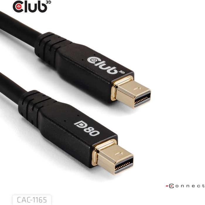 Club3D Kabel MiniDP 2.1 <-> MiniDP 2.1 1m 10K60Hz St/St retail 3 Club3D Kabel MiniDP 2.1 <-> MiniDP 2.1 1m 10K60Hz St/St retail 3