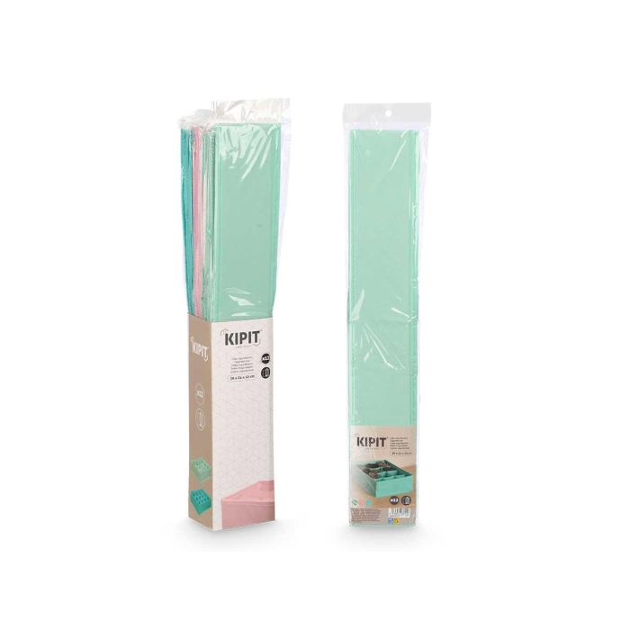 Caja Plegable Organizadora Kipit 36x24x10 cm - Surtidos en Rosa, Turquesa, Verde (24 Unidades) 1 Caja Plegable Organizadora Kipit 36x24x10 cm - Surtidos en Rosa, Turquesa, Verde (24 Unidades) 1