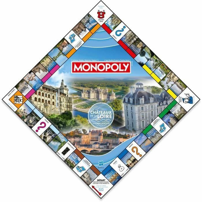 Winning Moves WIN5036905059725 MONOPOLY Castillos del Loira Juego de Mesa 5