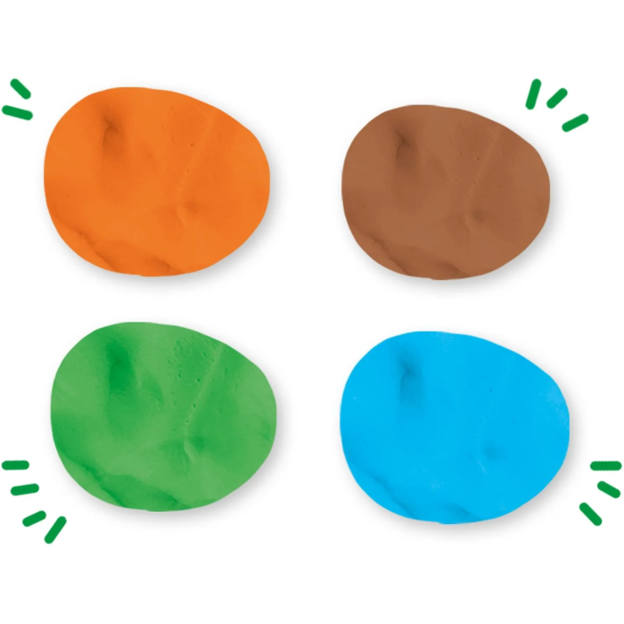 Ses Creative AAAAR50291 Plastilina Vegana Sin Gluten Lavable 4x90gr 2