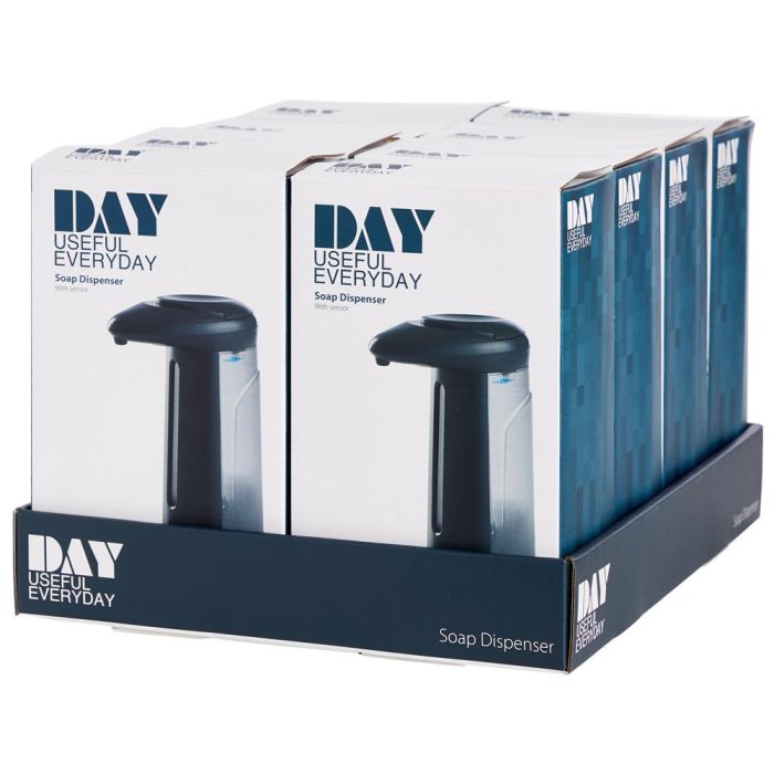 Day Dispensador Jabón con Sensor, Sin Contacto, 330 ml, Funciona con Pilas AAA 3 Day Dispensador Jabón con Sensor, Sin Contacto, 330 ml, Funciona con Pilas AAA 3