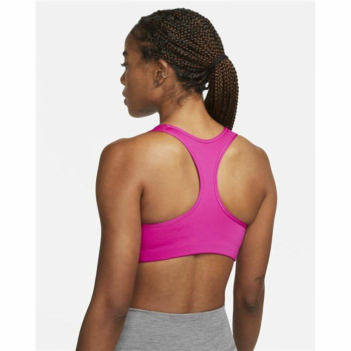 Sujetador Deportivo Nike Dri-FIT Swoosh Fucsia 2