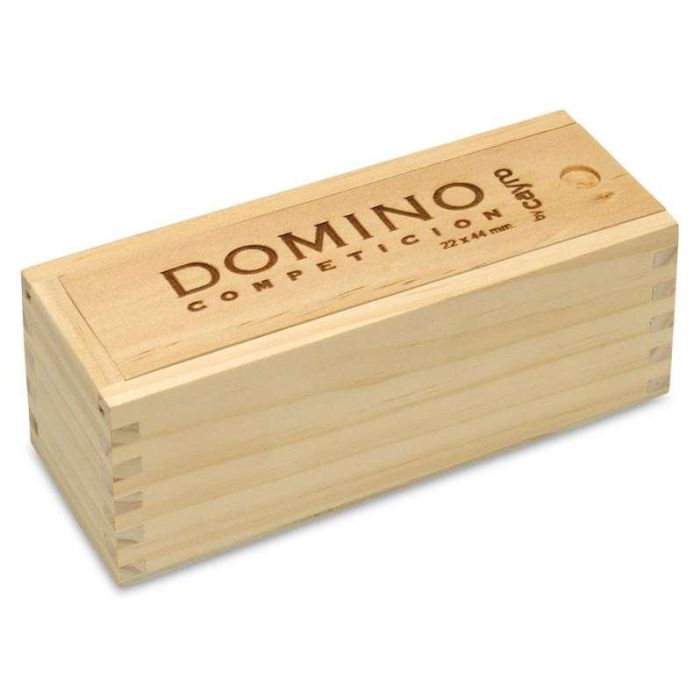 Cayro Domino Competicion en caja de madera 18x6,9x8 cm 1