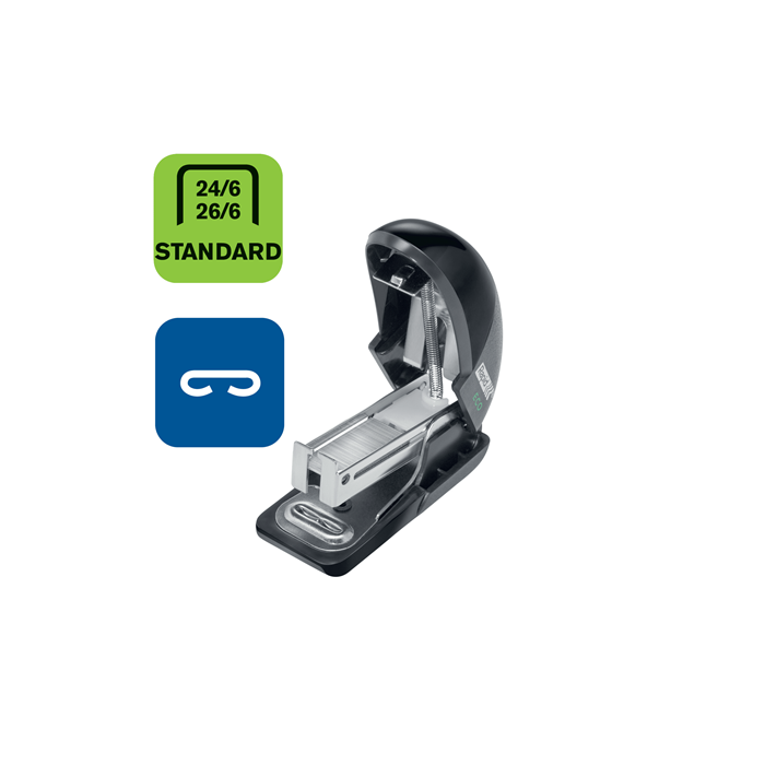 Grapadora Rapid Eco Mini Negro 1