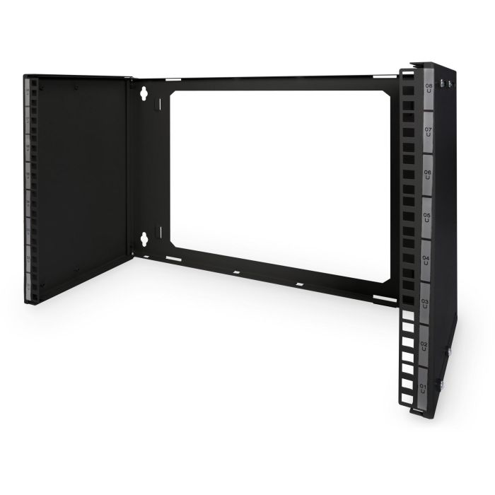Digitus Soporte de Pared para Rack 19" 4U, 15 kg, Negro - Bastidor para Instalaciones de Red