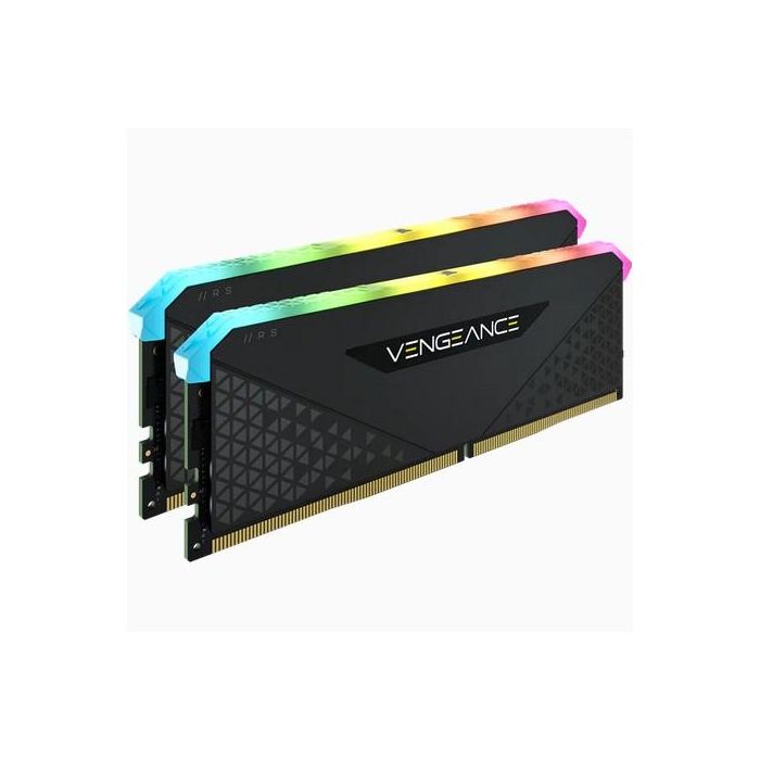 Corsair CMG32GX4M2E3200C16 Vengeance RGB RS Memoria DDM DDR4 32GB (2x16GB) 3200MHz para AMD Ryzen e Intel XMP 1 Corsair CMG32GX4M2E3200C16 Vengeance RGB RS Memoria DDM DDR4 32GB (2x16GB) 3200MHz para AMD Ryzen e Intel XMP 1