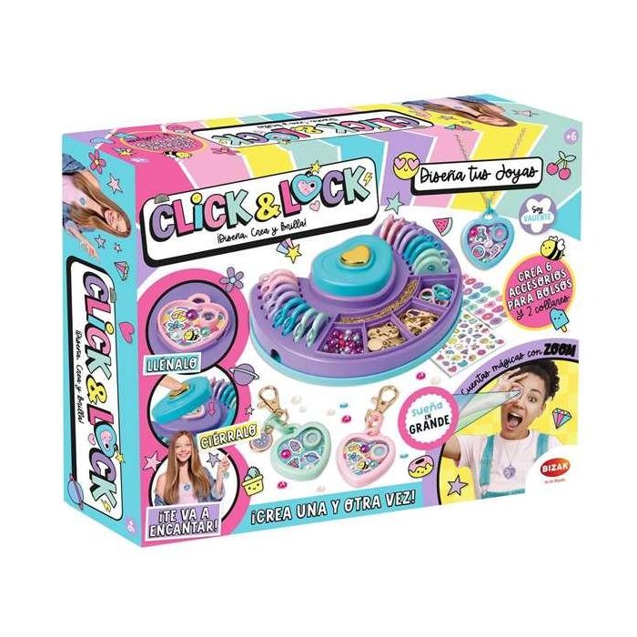 Bizak Estudio para Diseñar Joyas Personalizadas - Set de Manualidades Creativas para Niños +3 Años 0 Bizak Estudio para Diseñar Joyas Personalizadas - Set de Manualidades Creativas para Niños +3 Años 0