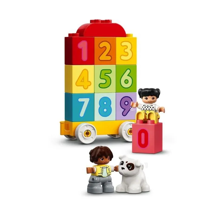 Lego Tren de los Números 10954, Juego de Construcción Educativo para Aprender a Contar, a Partir de 18 Meses, 23 Piezas 2