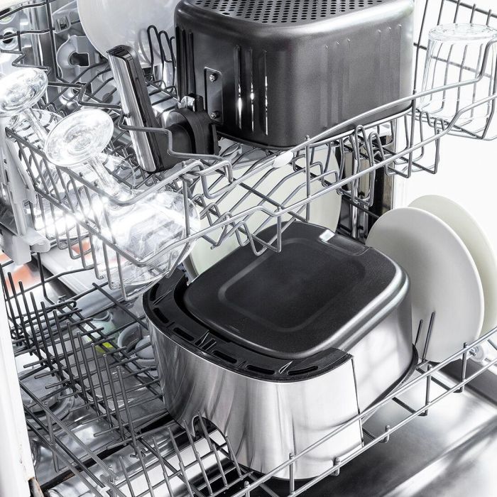 Freidora de Aire InnovaGoods Fryinn Pro 5500 Negro 1700 W 5,5 L Acero Inoxidable 8 Freidora de Aire InnovaGoods Fryinn Pro 5500 Negro 1700 W 5,5 L Acero Inoxidable 8