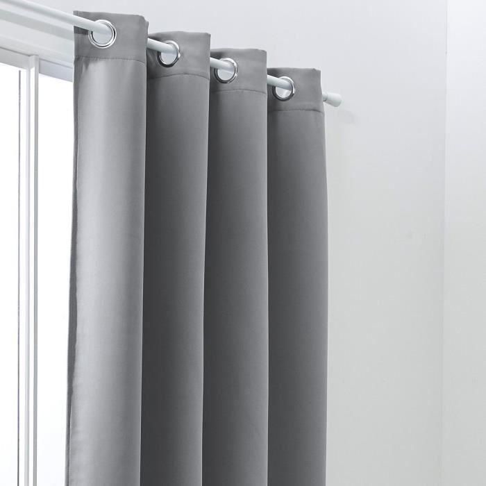 Cortina TODAY Acero Gris claro 140 x 240 cm 1 Cortina TODAY Acero Gris claro 140 x 240 cm 1
