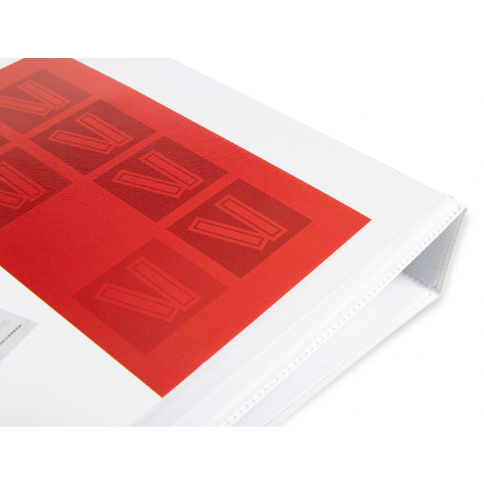 Liderpapel Carpeta Canguro 2 Anillas Mixtas 25mm A4 Plástico Blanco 9