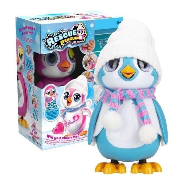 Pingüino interactivo azul - RESCUE PENGUIN 2 Pingüino interactivo azul - RESCUE PENGUIN 2