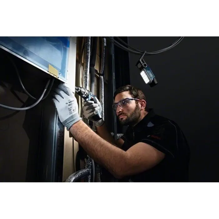 Bosch Professional Lámpara Inalámbrica GLI 12V-330 06014A0000 LED Potente Iluminación Multi-enganche Solo Cartón 3
